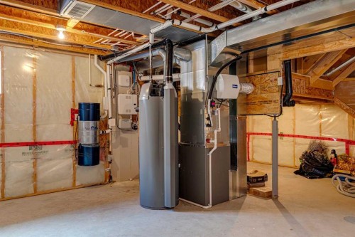 768 New Brighton Drive Se, Calgary, AB - Indoor Photo Showing Basement