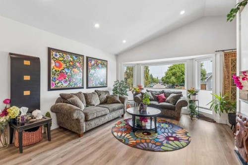 123 Riverbrook Road Se, Calgary, AB - Indoor Photo Showing Living Room