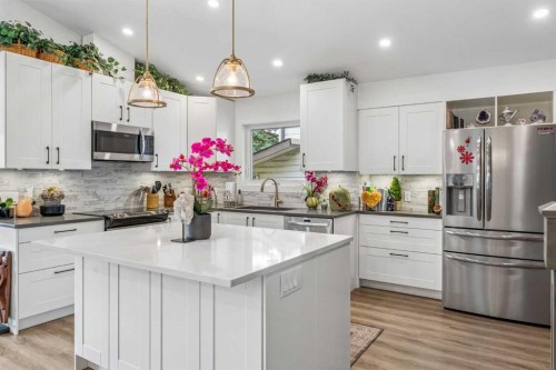 123 Riverbrook Road Se, Calgary, AB - Indoor Photo Showing Kitchen With Stainless Steel Kitchen With Upgraded Kitchen