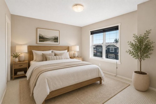 175 Panamount Way Nw, Calgary, AB - Indoor Photo Showing Bedroom