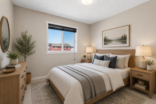 175 Panamount Way Nw, Calgary, AB - Indoor Photo Showing Bedroom