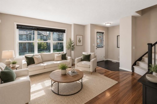 175 Panamount Way Nw, Calgary, AB - Indoor Photo Showing Living Room