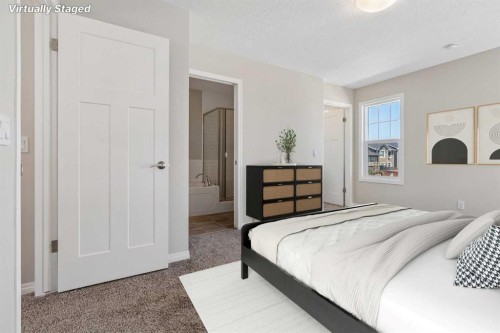 229 Fireside Drive, Cochrane, AB - Indoor Photo Showing Bedroom