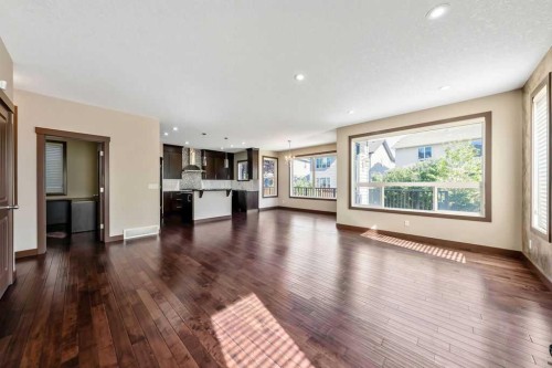 183 Cranford Green Se, Calgary, AB - Indoor Photo Showing Living Room