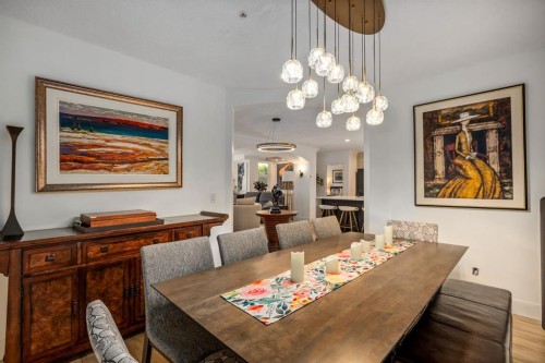 106-59 22 Avenue Sw, Calgary, AB - Indoor Photo Showing Dining Room
