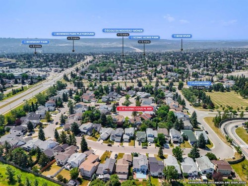 31 Scenic Cove Place Nw, Calgary, AB - Outdoor With View