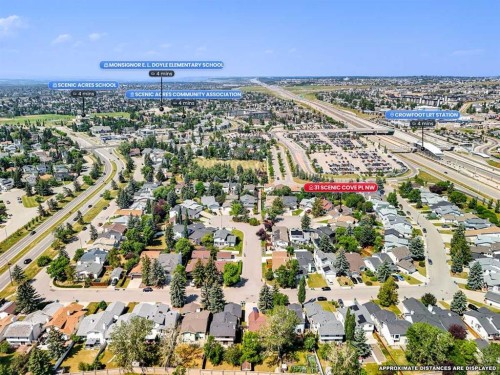 31 Scenic Cove Place Nw, Calgary, AB - Outdoor With View
