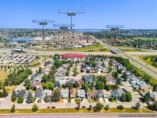 31 Scenic Cove Place Nw, Calgary, AB - Outdoor With View
