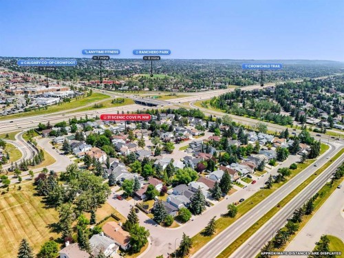 31 Scenic Cove Place Nw, Calgary, AB - Outdoor With View