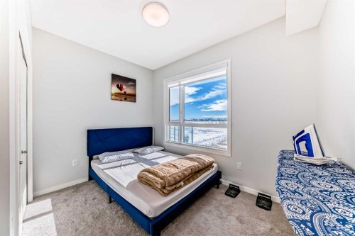 4414-550 Belmont Street Sw, Calgary, AB - Indoor Photo Showing Bedroom