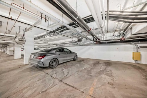 4414-550 Belmont Street Sw, Calgary, AB - Indoor Photo Showing Garage