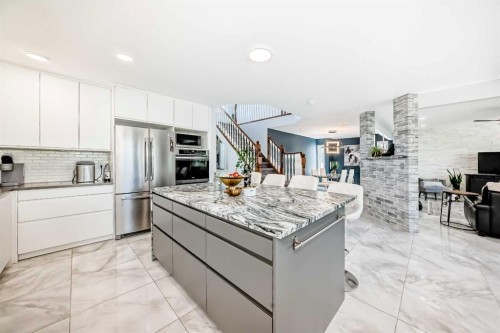 382 Cove Road, Chestermere, AB - Indoor Photo Showing Kitchen With Upgraded Kitchen