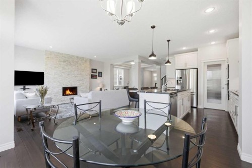190 Riviera View, Cochrane, AB - Indoor Photo Showing Dining Room