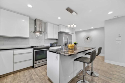 11 Selkirk Drive Sw, Calgary, AB - Indoor Photo Showing Kitchen With Stainless Steel Kitchen With Upgraded Kitchen