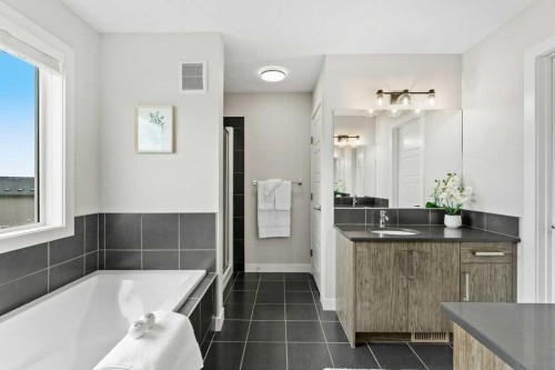 363 Precedence Hill, Cochrane, AB - Indoor Photo Showing Bathroom