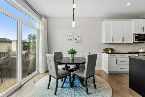 363 Precedence Hill, Cochrane, AB - Indoor Photo Showing Dining Room
