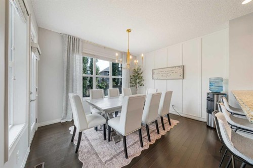 219 Auburn Springs Close Se, Calgary, AB - Indoor Photo Showing Dining Room