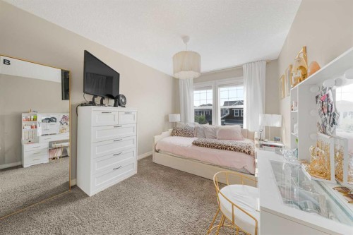 219 Auburn Springs Close Se, Calgary, AB - Indoor Photo Showing Bedroom