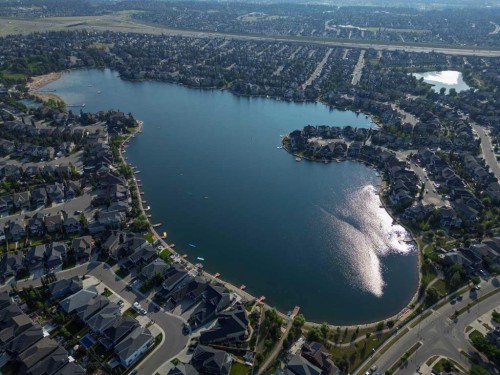 219 Auburn Springs Close Se, Calgary, AB - Outdoor With Body Of Water With View