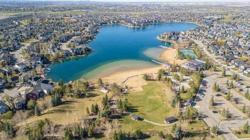 219 Auburn Springs Close Se, Calgary, AB - Outdoor With Body Of Water With View