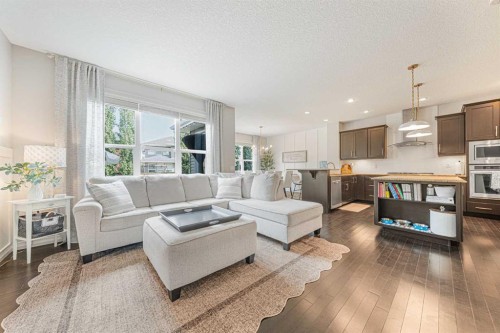 219 Auburn Springs Close Se, Calgary, AB - Indoor Photo Showing Living Room