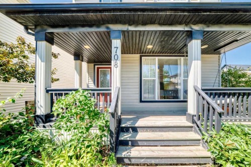 708 Tuscany Drive Nw, Calgary, AB - Outdoor With Deck Patio Veranda