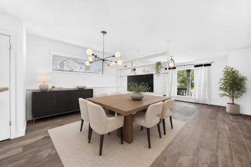708 Tuscany Drive Nw, Calgary, AB - Indoor Photo Showing Dining Room