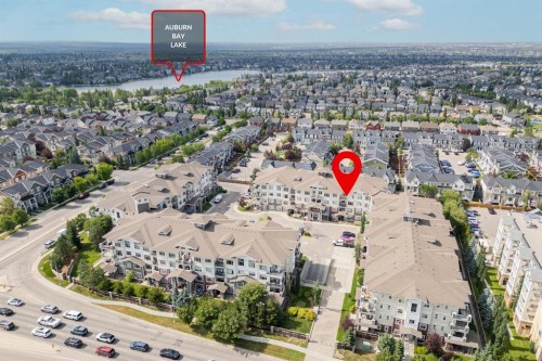 411-28 Auburn Bay Link Se, Calgary, AB - Outdoor With View