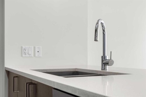 411-28 Auburn Bay Link Se, Calgary, AB - Indoor Photo Showing Kitchen