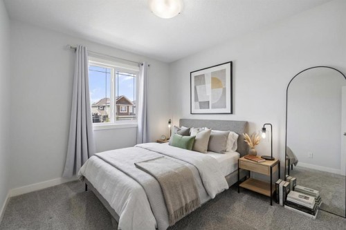153 Sandstone Drive, Okotoks, AB - Indoor Photo Showing Bedroom
