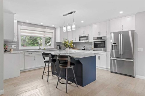 260 Parkview Place Se, Calgary, AB - Indoor Photo Showing Kitchen With Stainless Steel Kitchen With Upgraded Kitchen