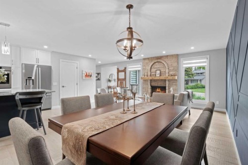 260 Parkview Place Se, Calgary, AB - Indoor Photo Showing Dining Room