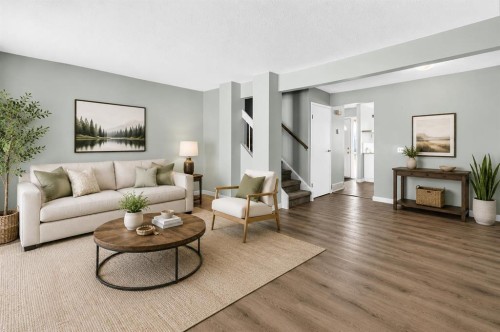 383 Georgian Villas Ne, Calgary, AB - Indoor Photo Showing Living Room