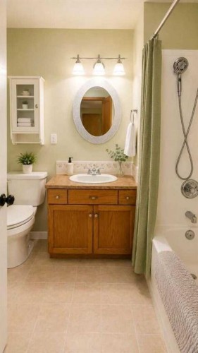 145-37411 Waskasoo Avenue, Rural Red Deer County, AB - Indoor Photo Showing Bathroom