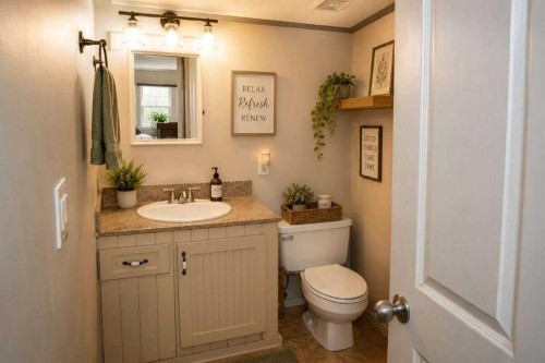 145-37411 Waskasoo Avenue, Rural Red Deer County, AB - Indoor Photo Showing Bathroom