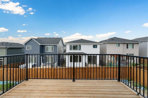 331 Rivercrest Road, Cochrane, AB - Outdoor With Deck Patio Veranda With Exterior