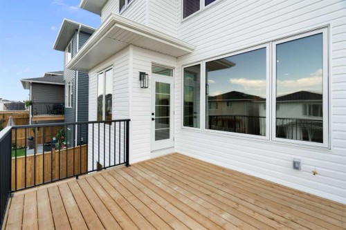 331 Rivercrest Road, Cochrane, AB - Outdoor With Deck Patio Veranda With Exterior