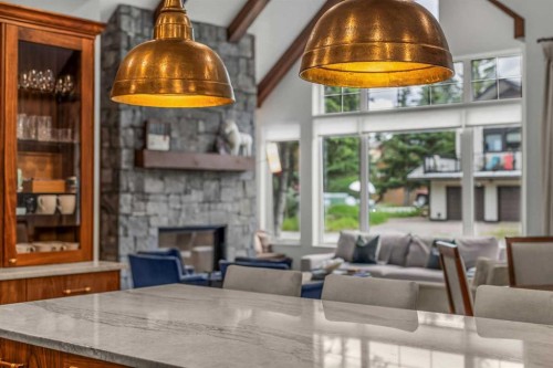 533 3Rd Street, Canmore, AB - Indoor With Fireplace