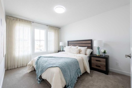 629 Savanna Drive Ne, Calgary, AB - Indoor Photo Showing Bedroom