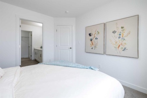 629 Savanna Drive Ne, Calgary, AB - Indoor Photo Showing Bedroom