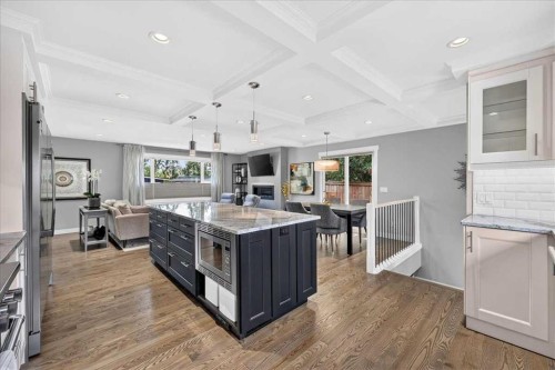 10807 Mapleshire Crescent Se, Calgary, AB - Indoor Photo Showing Kitchen With Upgraded Kitchen