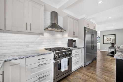 10807 Mapleshire Crescent Se, Calgary, AB - Indoor Photo Showing Kitchen With Upgraded Kitchen