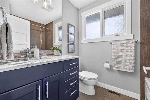 10807 Mapleshire Crescent Se, Calgary, AB - Indoor Photo Showing Bathroom