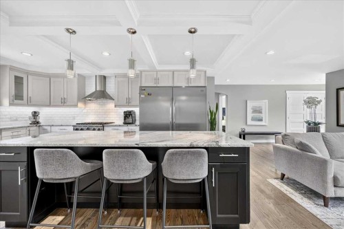 10807 Mapleshire Crescent Se, Calgary, AB - Indoor Photo Showing Kitchen With Upgraded Kitchen