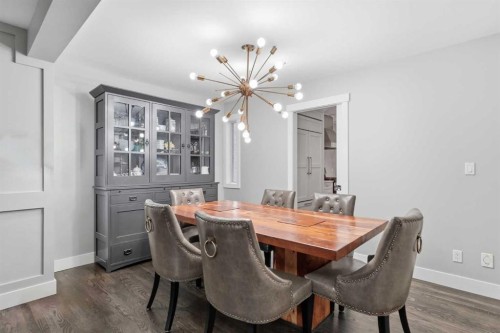 606 Schubert Place Nw, Calgary, AB - Indoor Photo Showing Dining Room