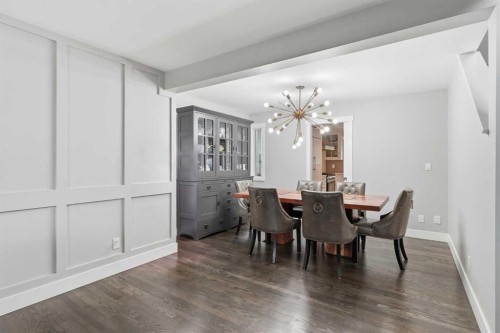606 Schubert Place Nw, Calgary, AB - Indoor Photo Showing Dining Room