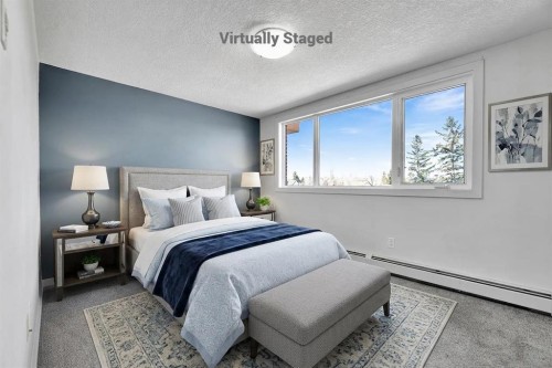 411-429 14 Street Nw, Calgary, AB - Indoor Photo Showing Bedroom