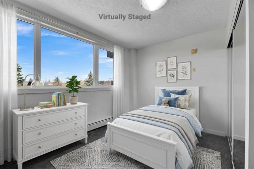 411-429 14 Street Nw, Calgary, AB - Indoor Photo Showing Bedroom