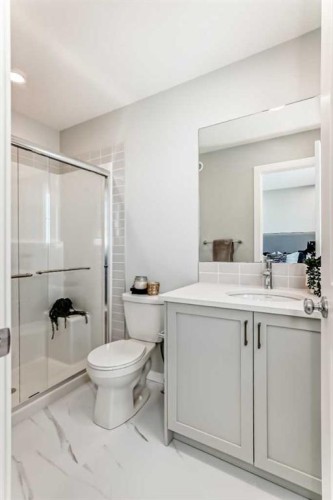 136 Heirloom Street Se, Calgary, AB - Indoor Photo Showing Bathroom