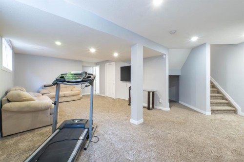 47 Everstone Boulevard Sw, Calgary, AB - Indoor Photo Showing Basement